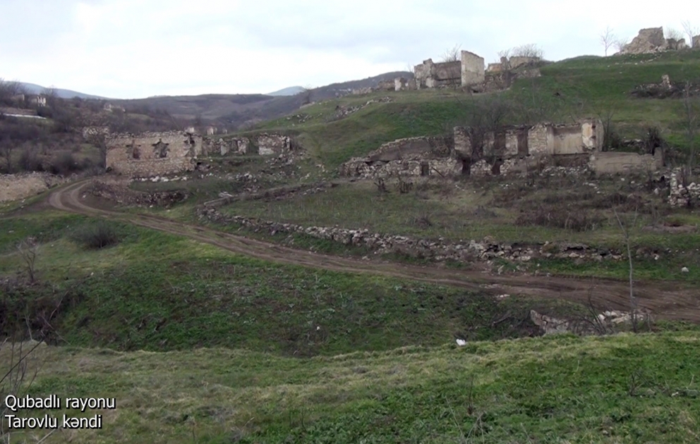 Video footage of the Tarovlu village of the Gubadli region