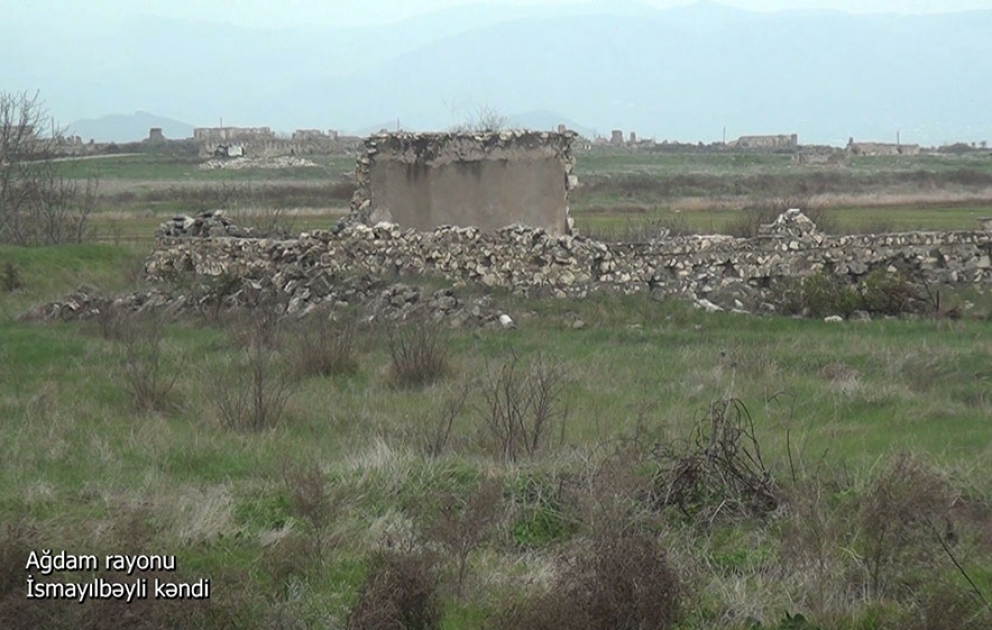 Ağdam rayonunun İsmayılbəyli kəndindən videogörüntülər