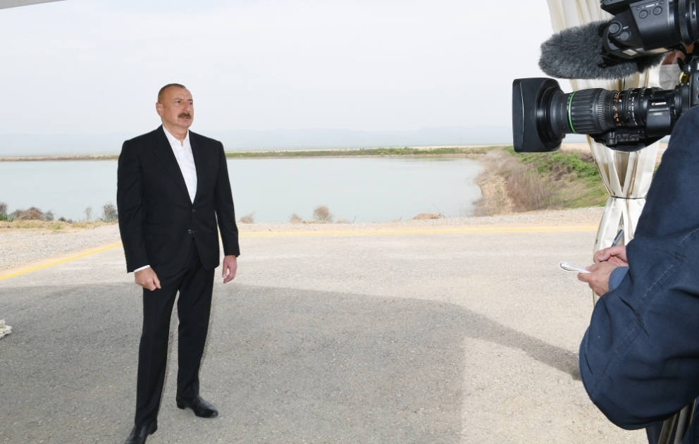 President Ilham Aliyev`s interview to Azerbaijan Television