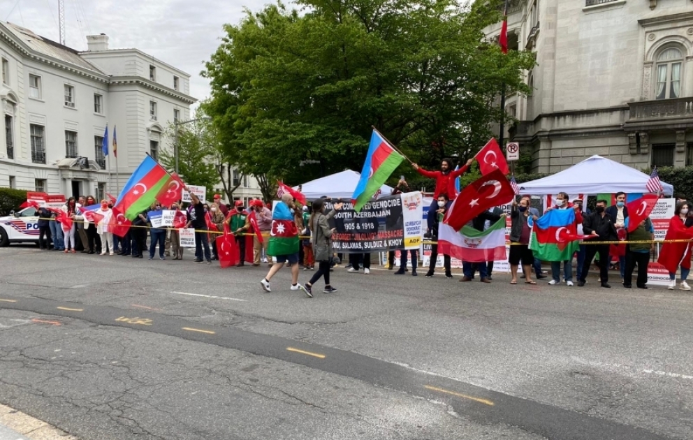 Turks in US capital protest Biden's 'genocide' remarks