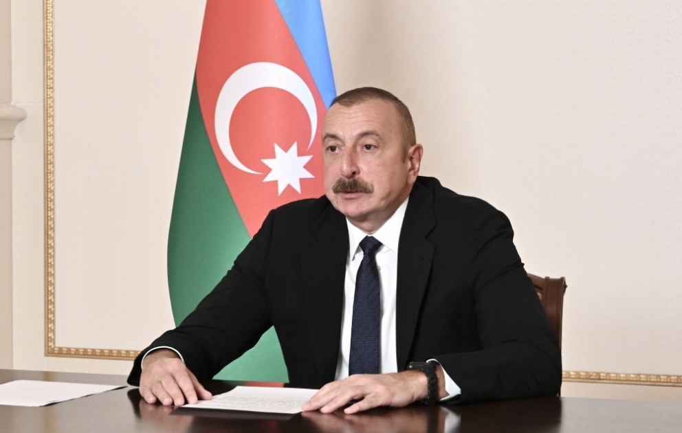 Speech by President Ilham Aliyev in a video format at UN 77th session of Economic and Social Commission for Asia and the Pacific presented