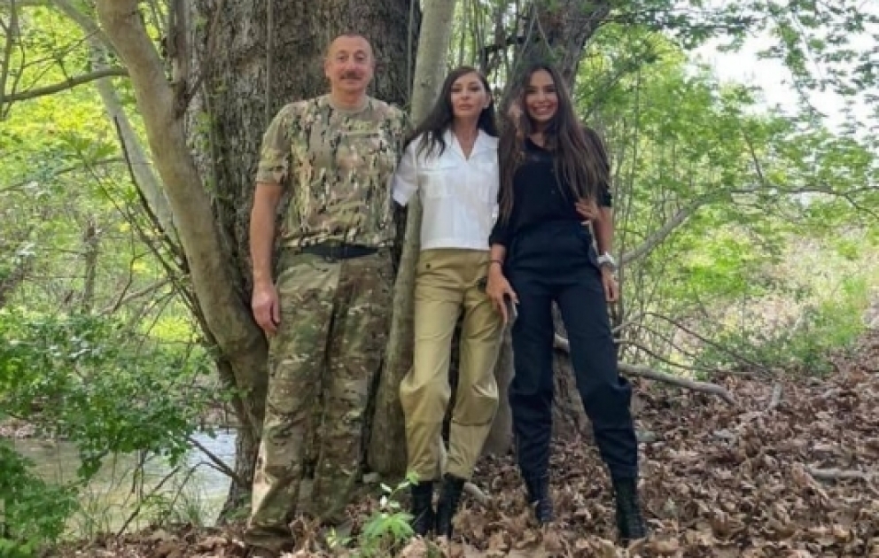 La première vice-présidente Mehriban Aliyeva a partagé sur Instagram des images relatives à la visite à Djabraïl et Zenguilan