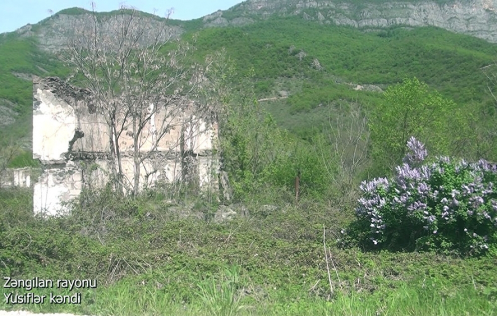 Azerbaijan’s Defense Ministry releases video footages of Yusiflar village, Zangilan district