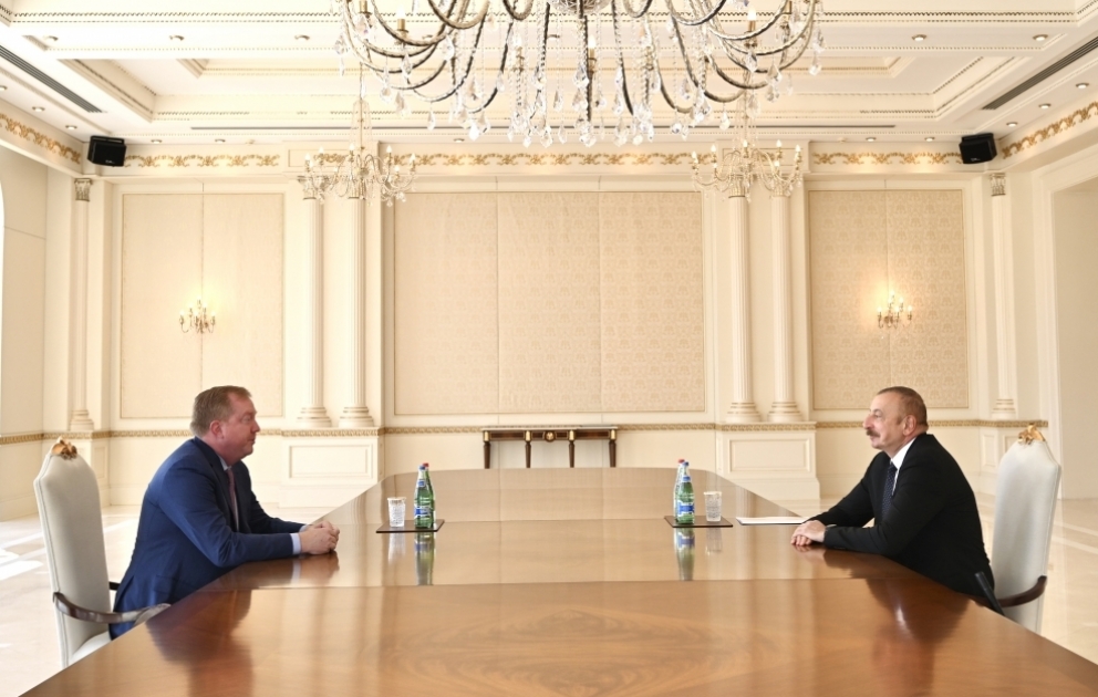 President Ilham Aliyev received president and chief executive officer of Boeing Commercial Airplanes