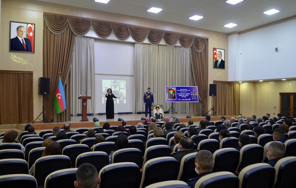 Cəmşid Naxçıvanski adına Hərbi Liseydə şəhid zabitin xatirəsi anılıb