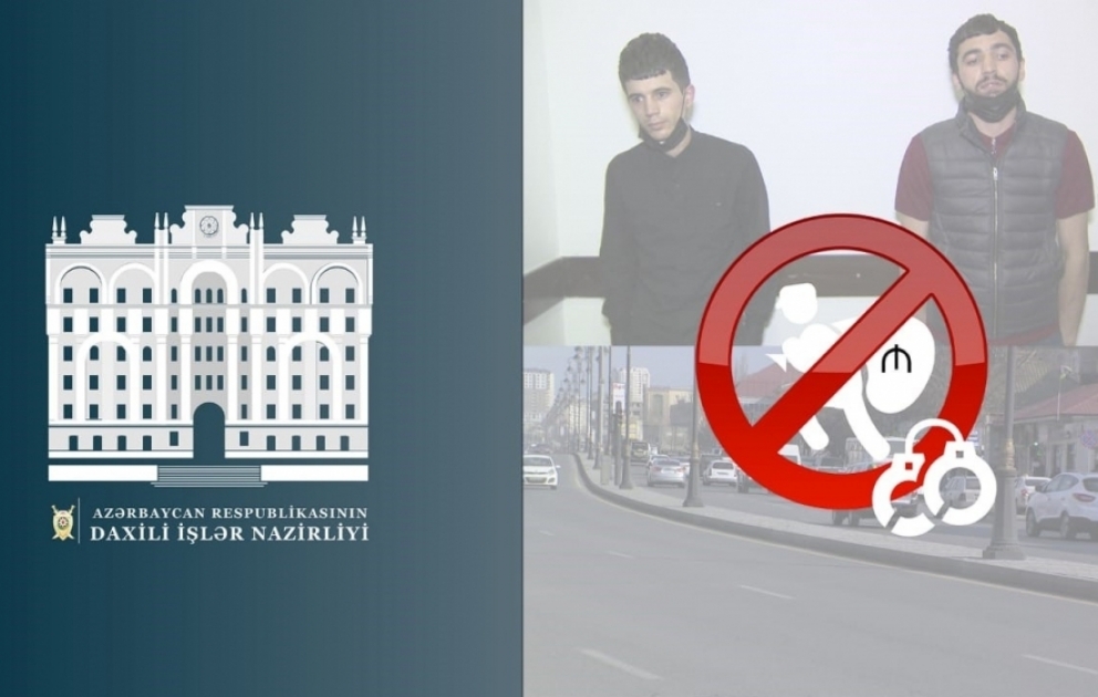 Nəsimi rayonunda 3 avtomobil qaçıran və 1 marketdən oğurluq edən şəxslər saxlanılıblar