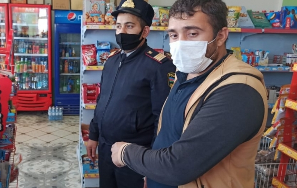 Kürdəmirdə soyğunçuluq edən şəxs saxlanılıb