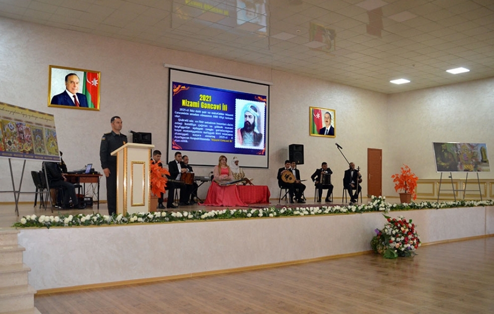 Azərbaycan Ordusunda Nizami Gəncəvinin 880 illik yubileyi ilə əlaqədar silsilə tədbirlər davam edir