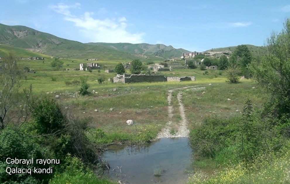 Video footage of the Galajig village of the Jabrayil region