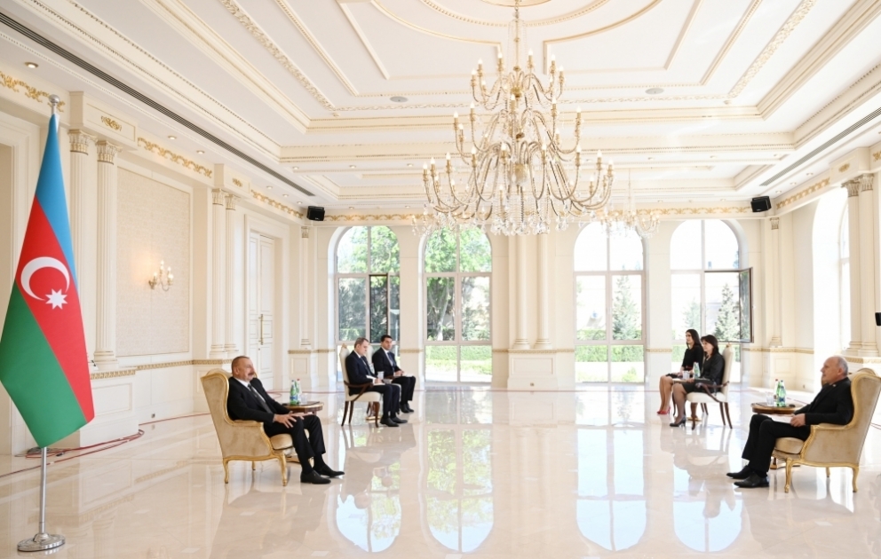 President Ilham Aliyev received credentials of incoming Serbian ambassador