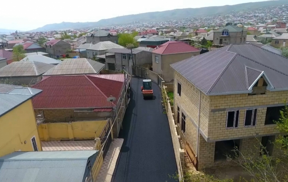 Sulutəpədə 7,1 kilometrlik küçə və yolların təmirinə başlanılıb