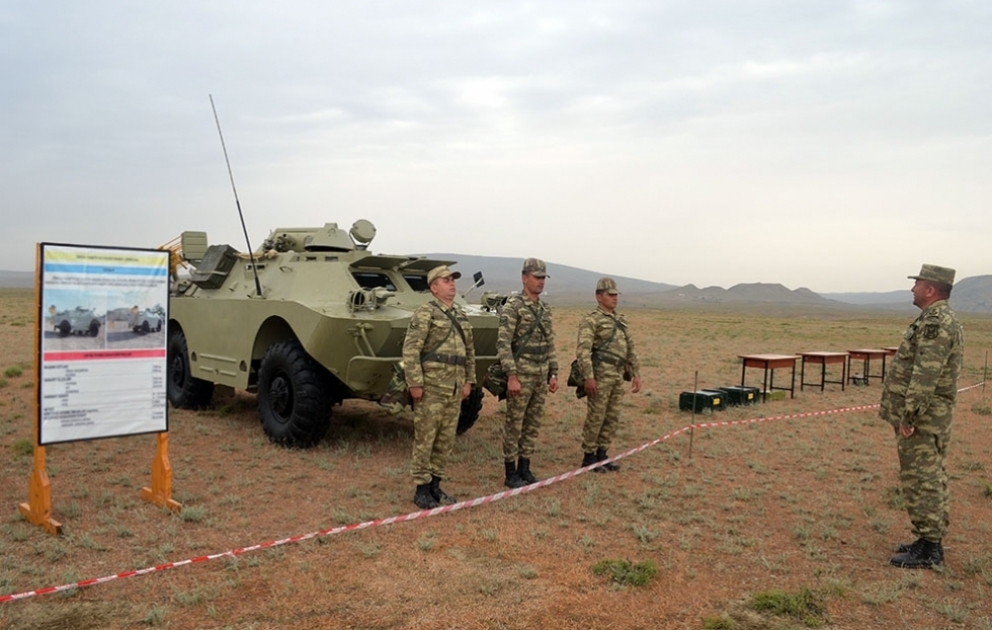 Radiasiya, kimyəvi və bakterioloji mühafizə bölmələrinin döyüş hazırlığının yüksəldilməsi üzrə tədbirlər keçirilir