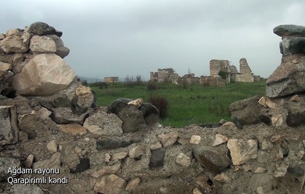 Azerbaijan’s Defense Ministry releases video footages of Garapirimli village, Aghdam district