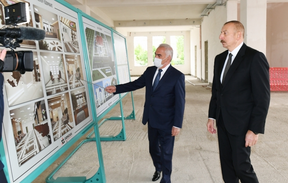 “ASAN xidmət” Mərkəzinin binasının tikintisi ilə tanışlıq