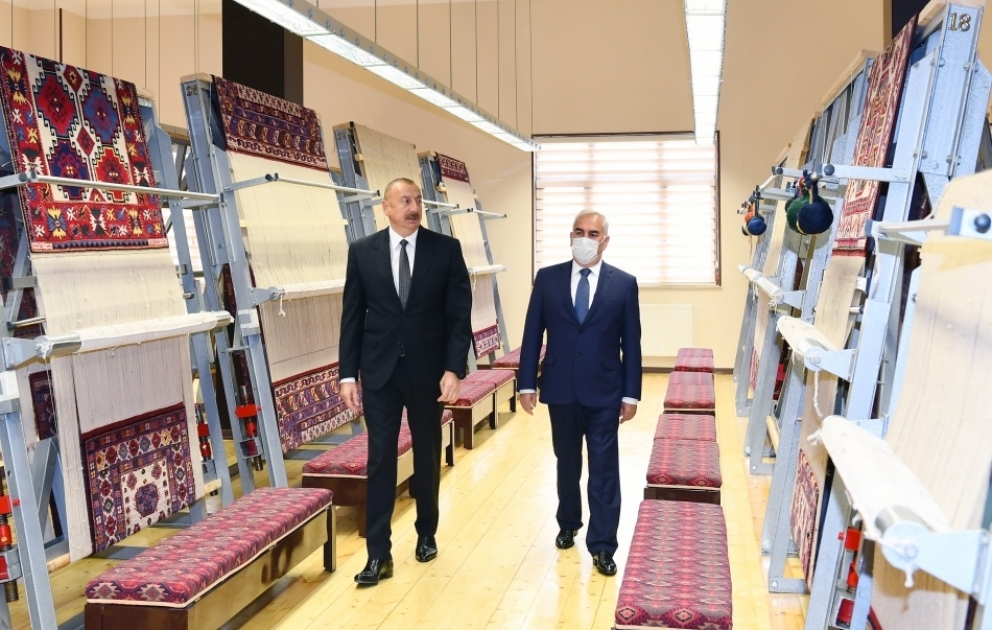 President Ilham Aliyev attended inauguration of Nakhchivan branch of “Azerkhalcha” OJSC