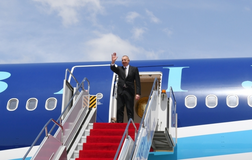 Le président de la République termine son déplacement au Nakhtchivan