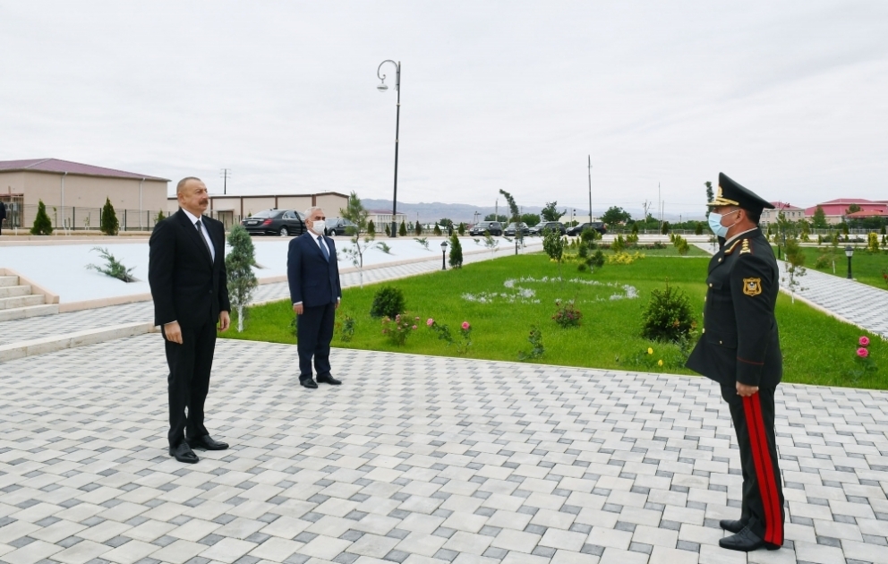 President Ilham Aliyev attended opening of Nakhchivan Garrison Central Hospital