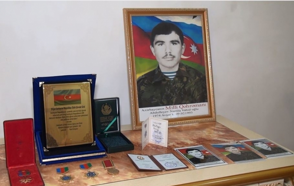 Milli Qəhrəman şəhid Namiq Abdullayevin xatirəsi yad edilib