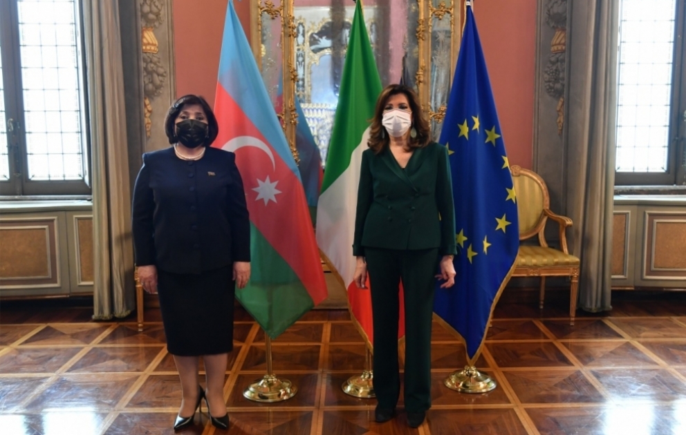 Romada Azərbaycan və İtaliya parlamentləri arasında əlaqələrin inkişaf perspektivləri müzakirə olunub