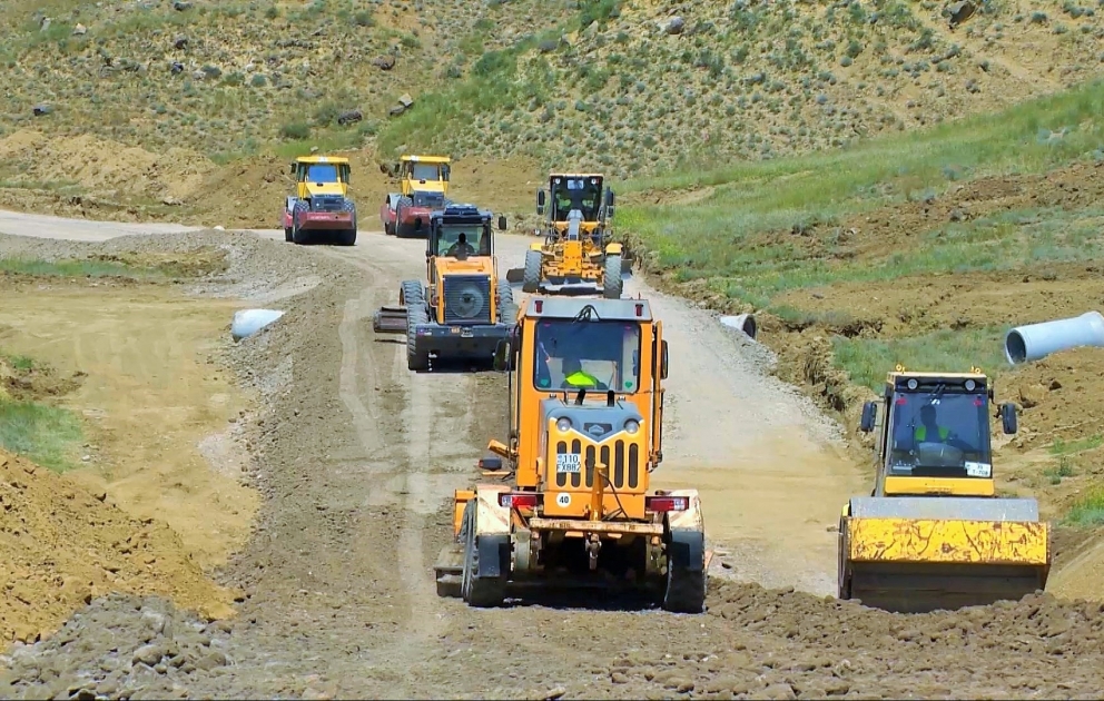 Ağstafada ümumi uzunluğu 37 km olan 2 avtomobil yolu layihəsi icra olunur