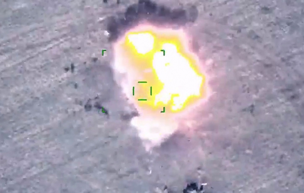 Verteidigungsministerium veröffentlicht Videos, die die Zerstörung feindlicher militärischer Ausrüstung während des Vaterländischen Kriegs zeigen