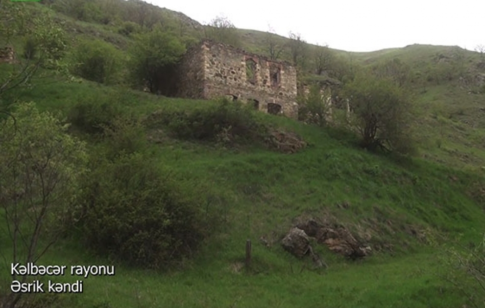 Kəlbəcər rayonu Əsrik kəndindən videogörüntülər