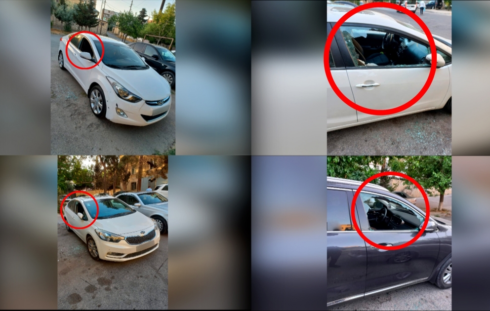 Bir gecədə 12 avtomobildən oğurluq edən şəxs saxlanılıb