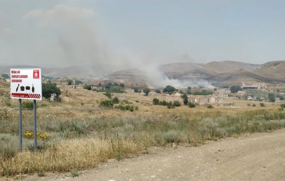 FHN havaların isinməsi ilə əlaqədar artan yanğın təhlükəsinə dair əhaliyə müraciət edib