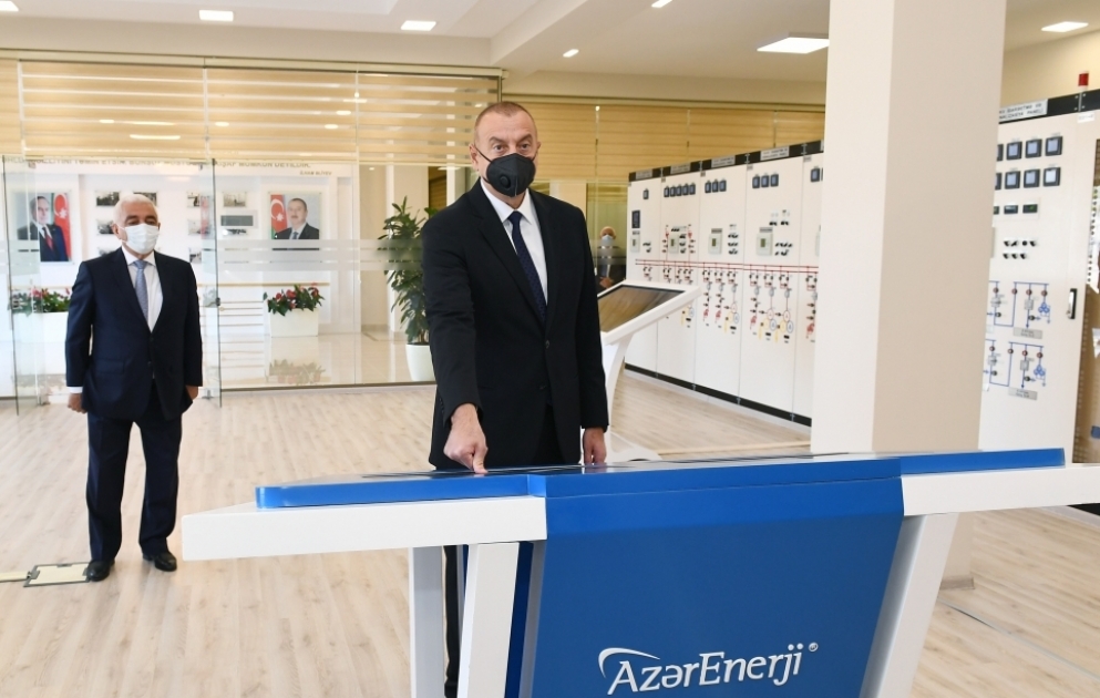 President Ilham Aliyev inaugurated 110/35/6 kV “Binagadi” substation