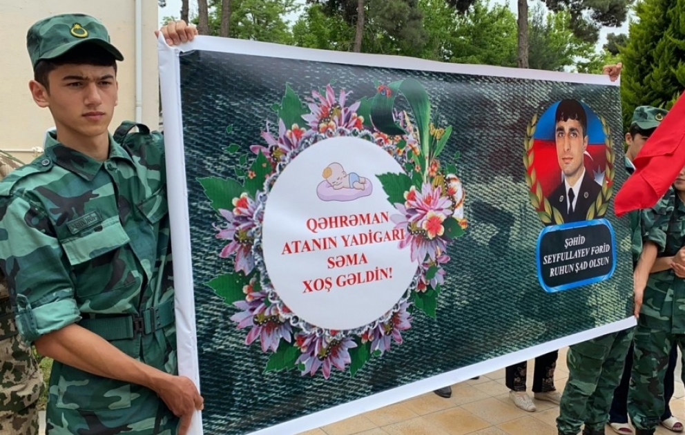 Şəhid Fərid Seyfullayevin qızı dünyaya gəlib