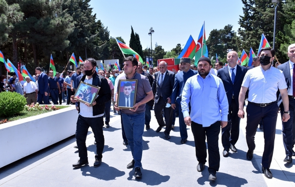 AZTV-nin şəhid operatoru Sumqayıtda dəfn olunub