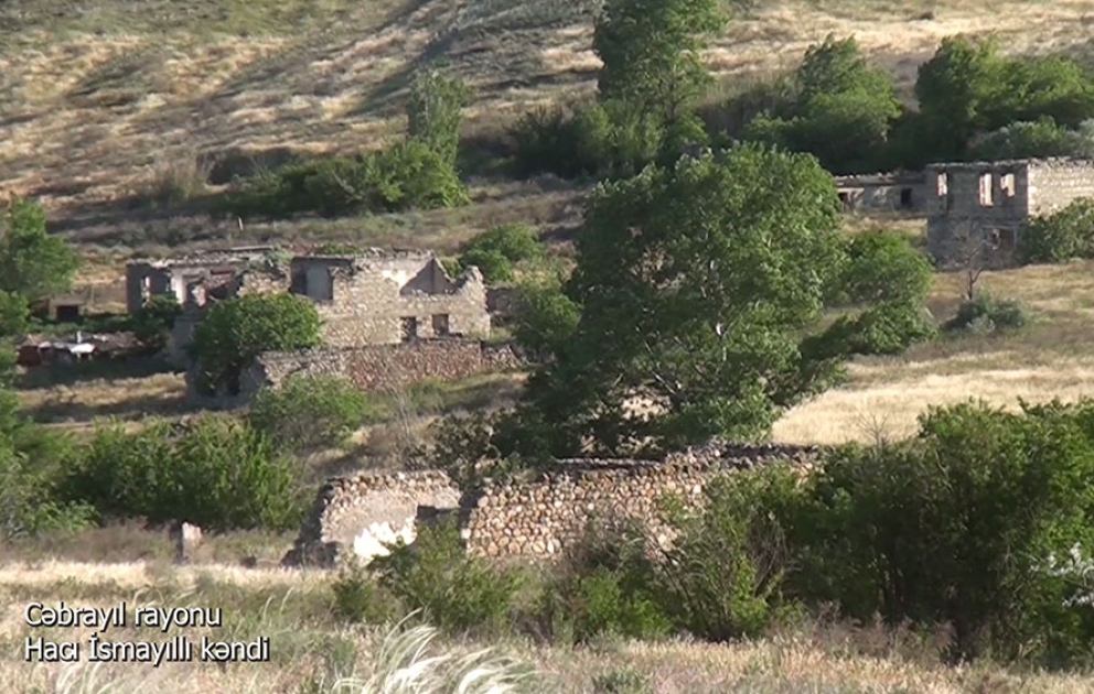Müdafiə Nazirliyi Cəbrayıl rayonunun Hacı İsmayıllı kəndinin videogörüntülərini yayıb