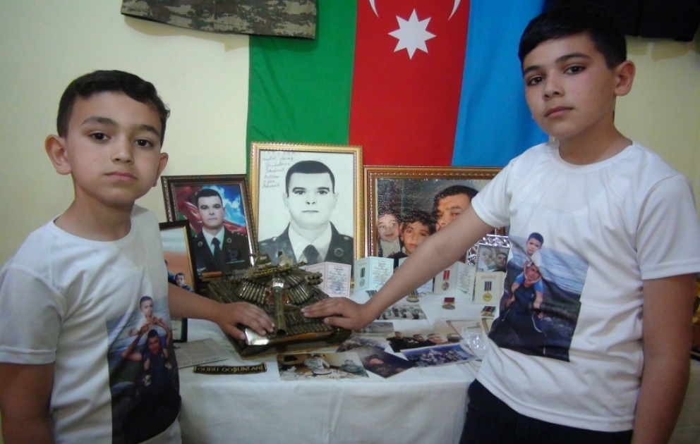 Şəhidin həyat yoldaşı: Çalışacağam ki, oğlanlarım ataları kimi layiqli övlad olsunlar