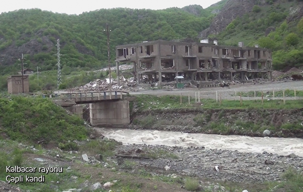 Azerbaijan’s Defense Ministry releases video footages of Chapli village, Kalbajar district