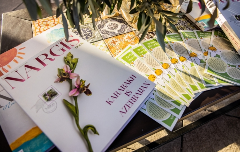 “NARGIS” nəşriyyat evi Dənizkənarı Milli Parkda sərgi təşkil edib