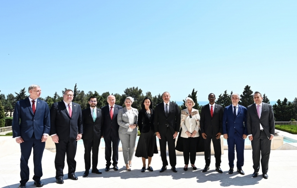 President Ilham Aliyev received credentials of incoming non-resident ambassadors of ten countries to Azerbaijan