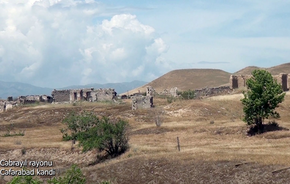 Video footage of the Jafarabad village of the Jabrayil region