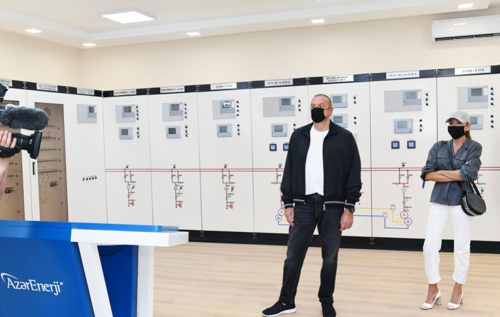 President Ilham Aliyev inaugurated “Fuzuli” substation