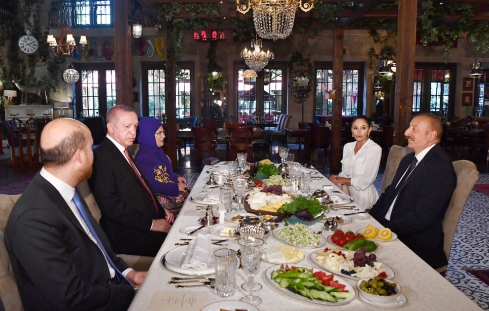 Un repas offert en l’honneur du président turc