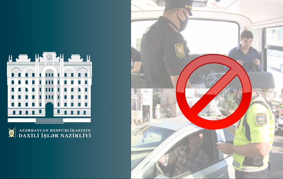 Polis qapalı məkanlarda maska taxmayan vətəndaşlara qarşı reyd keçirib