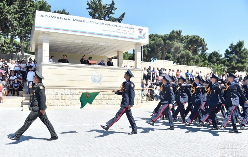 Cəmşid Naxçıvanski adına Hərbi Liseyin məzunlarının növbəti buraxılışı keçirilib