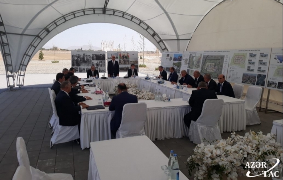 Ağdamın işğaldan azad olunmuş ərazilərində su ehtiyatlarının qiymətləndirilməsi ilə əlaqədar iclas keçirilib