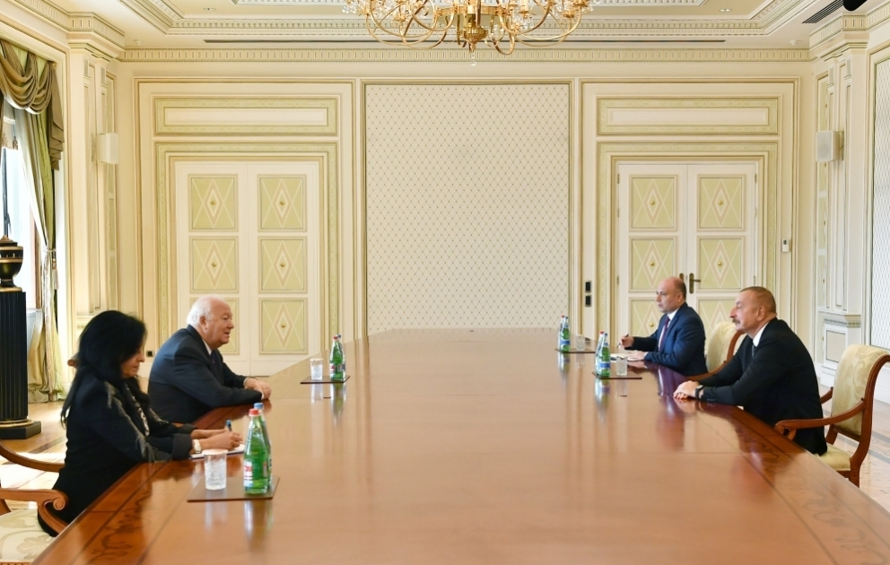 Le président azerbaïdjanais reçoit le Haut Représentant de l’ONU pour l’Alliance des Civilisations