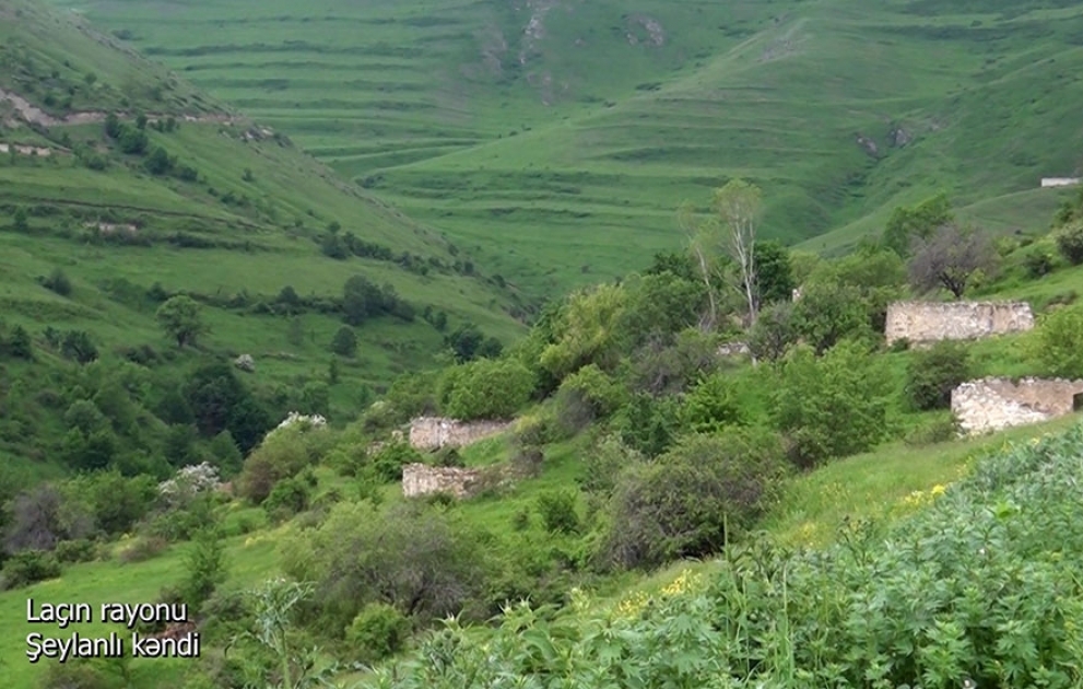 Azerbaijan’s Defense Ministry releases video footages of Sheylanli village, Lachin district
