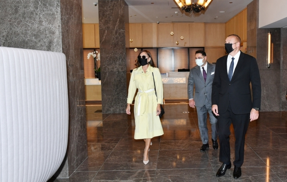 President Ilham Aliyev attended opening of Courtyard by Marriott Baku hotel