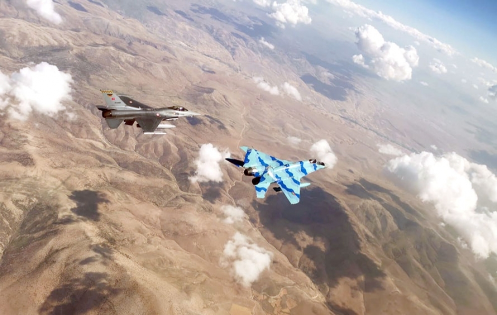 The tasks of conducting air battles were accomplished in the "Anatolian Eagle - 2021" International Flight-Tactical Exercises