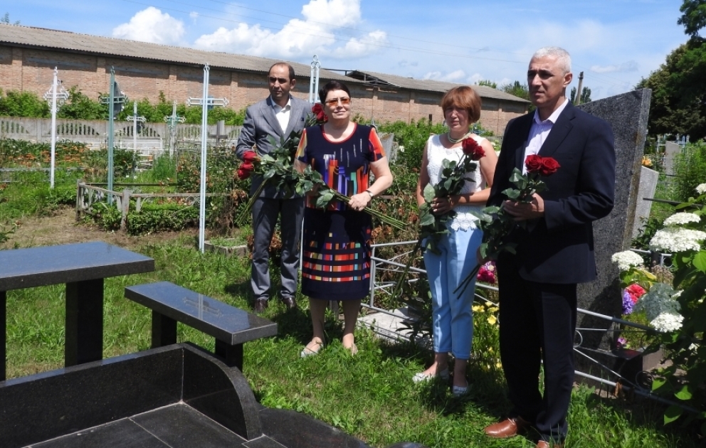 Poltavada Qubadlıda ermənilər tərəfindən qətlə yetirilən Sovet İttifaqı Qəhrəmanının anasının yubileyi qeyd edilib