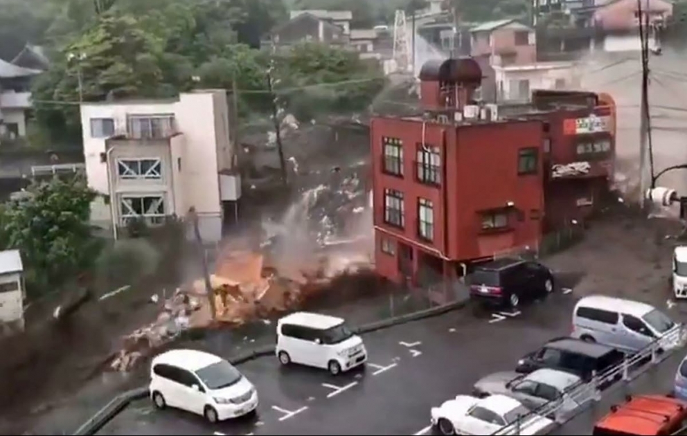 At least 19 missing after mudslide sweeps away houses in central Japan
