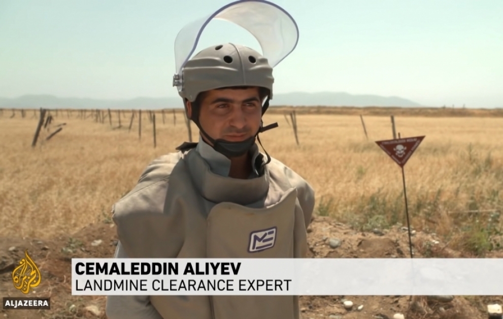 “Aljazeera” telekanalı Azərbaycan ərazilərində Ermənistanın basdırdığı minaların qurbanları barədə reportaj yayımlayıb