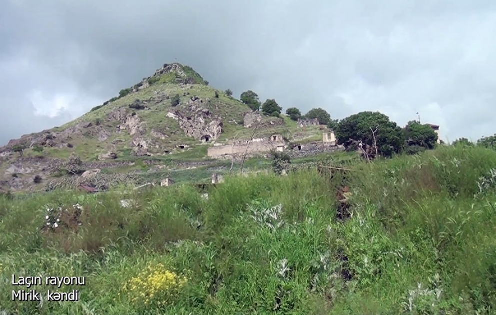 Defense Ministry releases video footages of Mirik village, Lachin district
